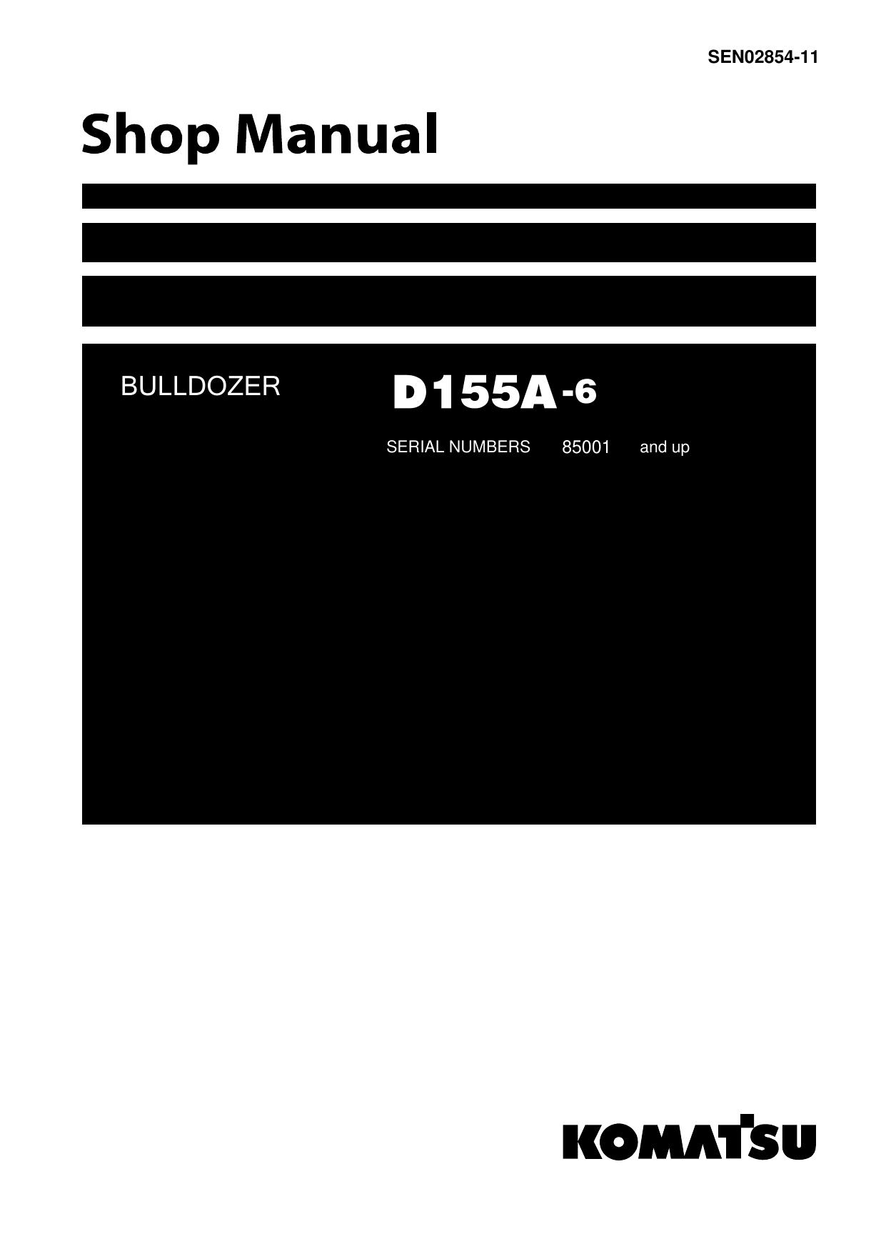 D155A-6 Shop Manual